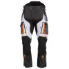 Pantalón Tourmaster Highlander WP Negro/Naranja Frente