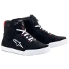 Zapatilllas para montar urbanas Alpinestars CHROME Negro/Blanco/Rojo Brillante