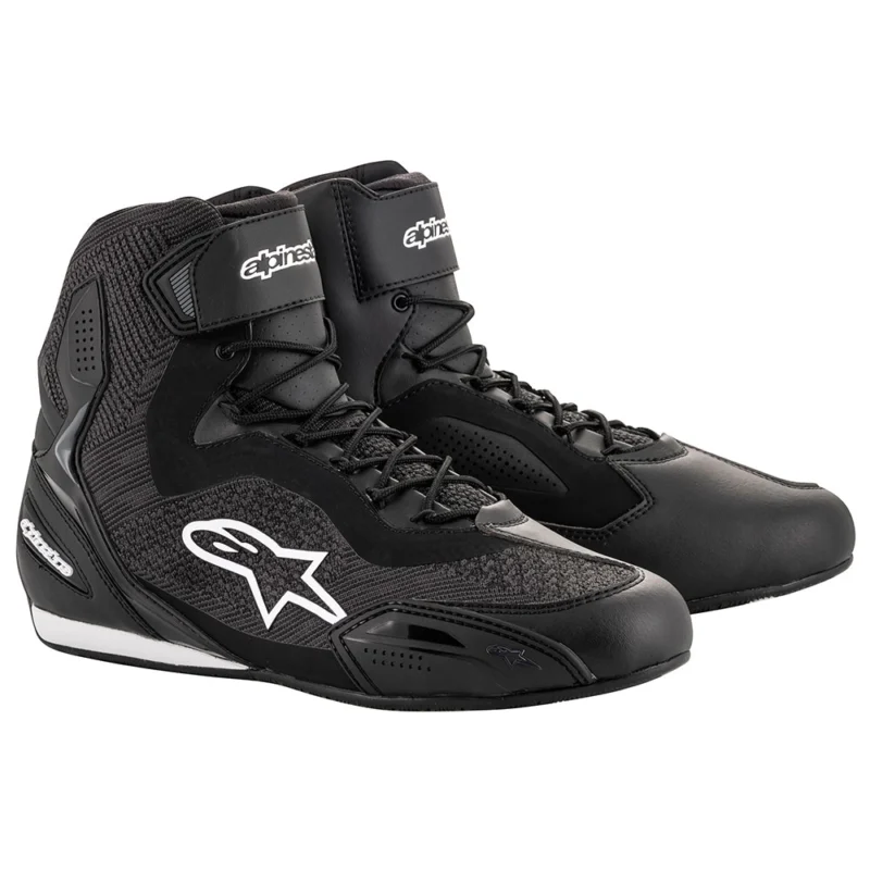 Zapatilla para montar urbana Alpinestars FASTER-3 RIDEKNIT Negro