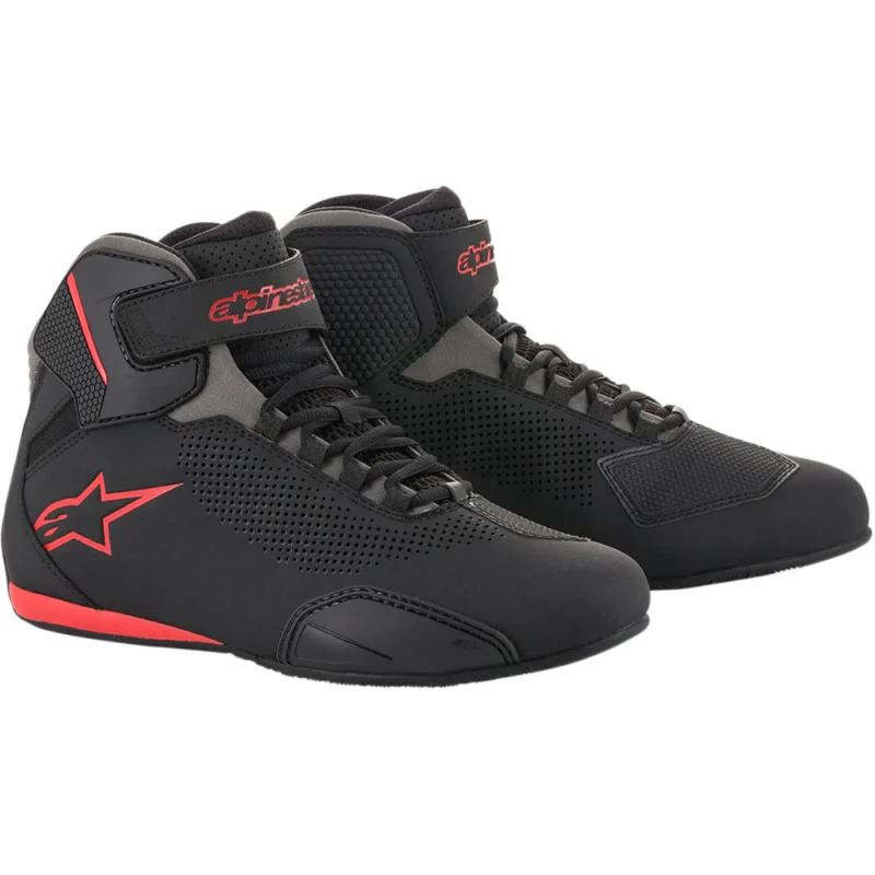 Zapatillas de conducción urbana Alpinestars SEKTOR VENTED Negro/Gris/Rojo