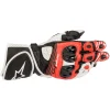 Guantes para pista Alpinestars GP PLUS R V2 Negro/Blanco/Rojo