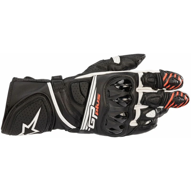 Guantes para pista Alpinestars GP PLUS R V2 Negro/Blanco