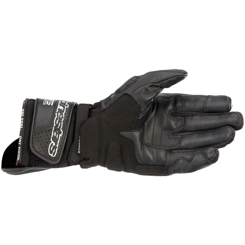 Guante de cuero para pista y carrtera ALPINESTARS SP-8 V3 AIR GLOVE Negro