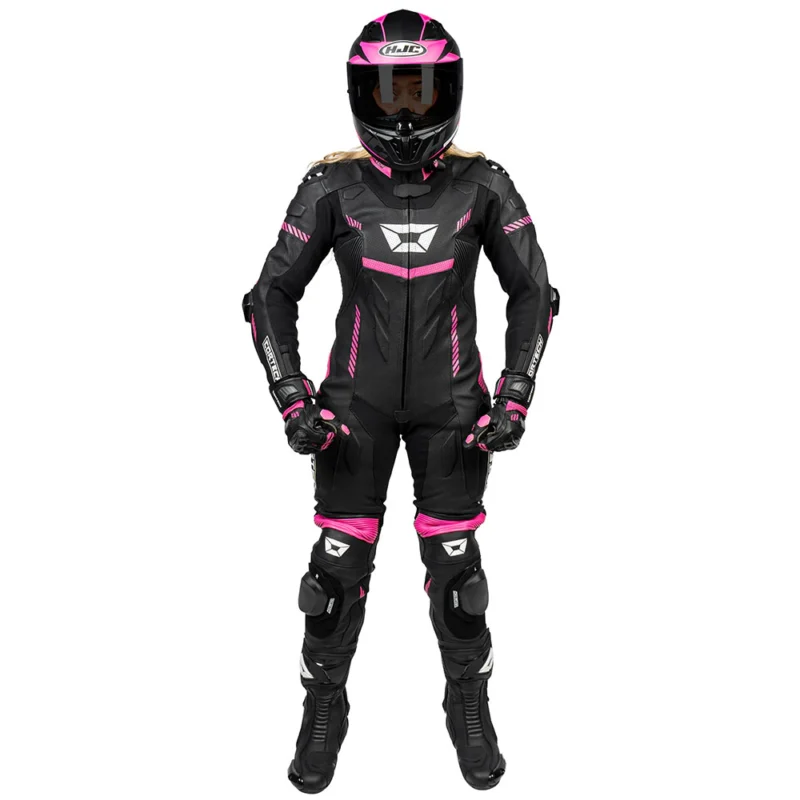 Traje de 1 Pieza Cortech REVO SPORT AIR Mujer Negro/Rosa 1