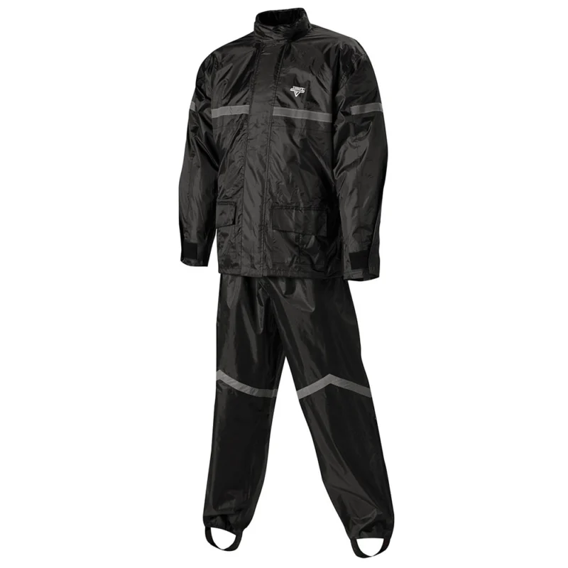 Traje de lluvia de 2 Piezas Nelson Rigg SR-6000 Stormrider Negro/Negro