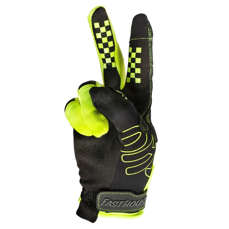 Guantes MX Fasthouse SPEED STYLE RIOT Negro/Alta Visibilidad 2