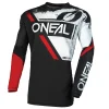 O'Neal ELEMENT SHOCKER Jersey Negro/Rojo Front