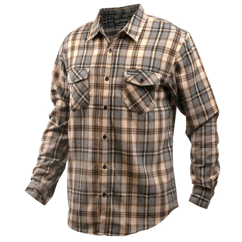 FASTHOUSE SATURDAY NIGHT SPECIAL FLANNEL Beige 1