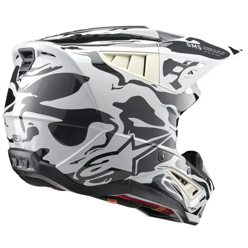 Casco Alpinestars SM5 MINERAL Gris Frío/Gris Oscuro Brillante