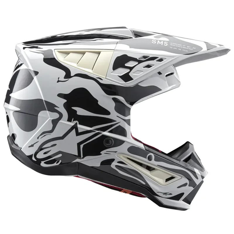 Casco Alpinestars SM5 MINERAL Gris Frío/Gris Oscuro Brillante