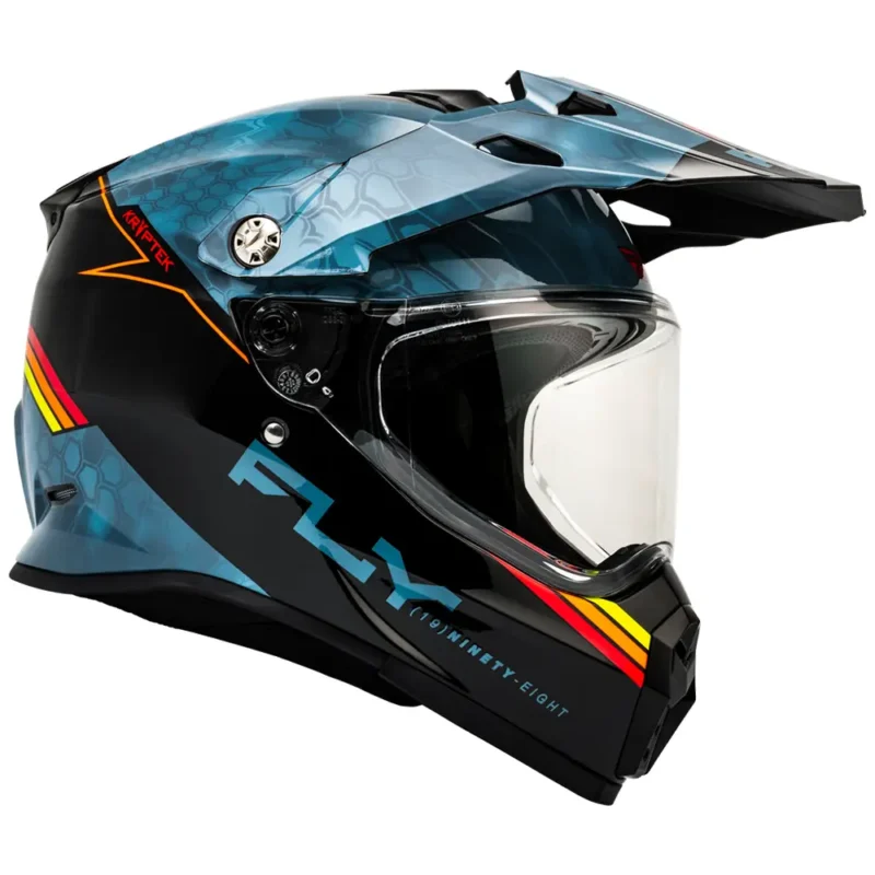Casco Fly Racing TREKKER Cryptek CONCEAL Pizarra/Negro/Rojo 2