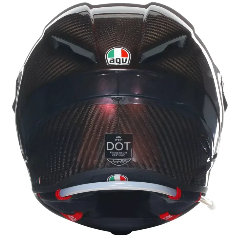 PISTA GP RR MONO CARBON ROJO Casco AGV