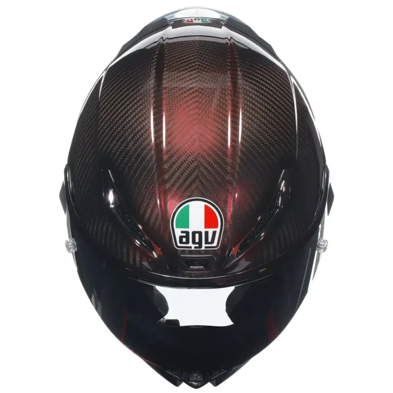 PISTA GP RR MONO CARBON ROJO Casco AGV