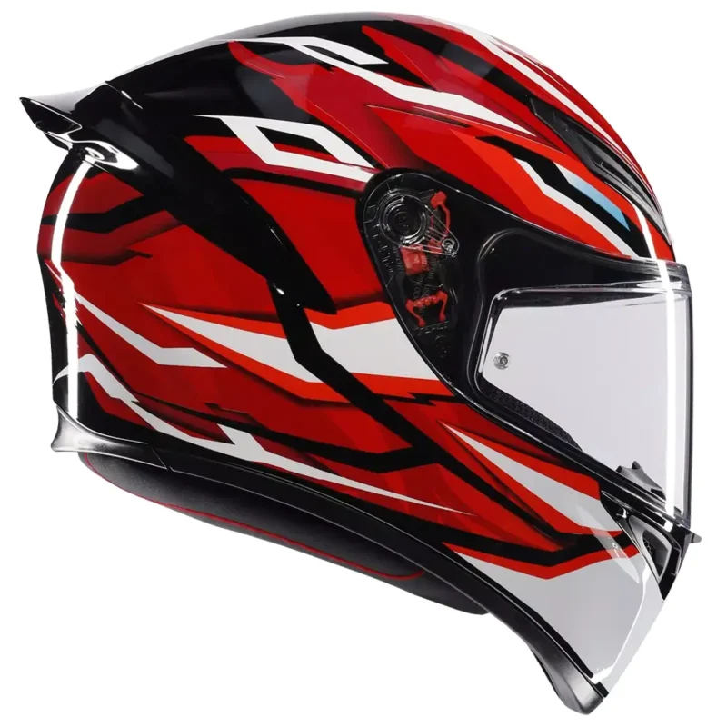 K1 S LION Negro/Rojo/Blanco Casco AGV