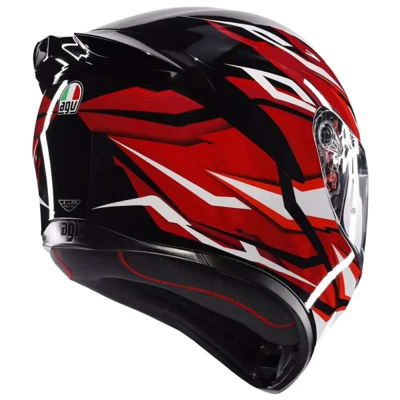 K1 S LION Negro/Rojo/Blanco Casco AGV