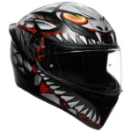 K1 S LYZARD Mate Negro/Gris/Rojo Casco AGV