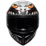 K1 S LYZARD Mate Negro/Gris/Rojo Casco AGV