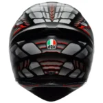 K1 S LYZARD Mate Negro/Gris/Rojo Casco AGV