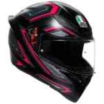 K1 S SLING Mate Negro/Rosa Casco AGV
