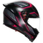 K1 S SLING Mate Negro/Rosa Casco AGV