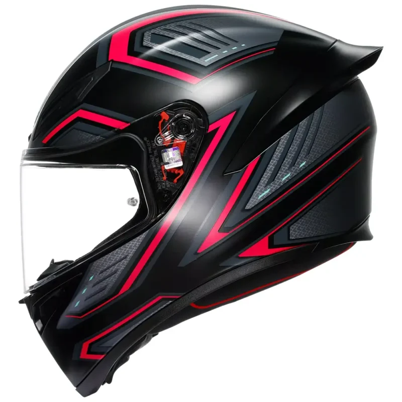 K1 S SLING Mate Negro/Rosa Casco AGV