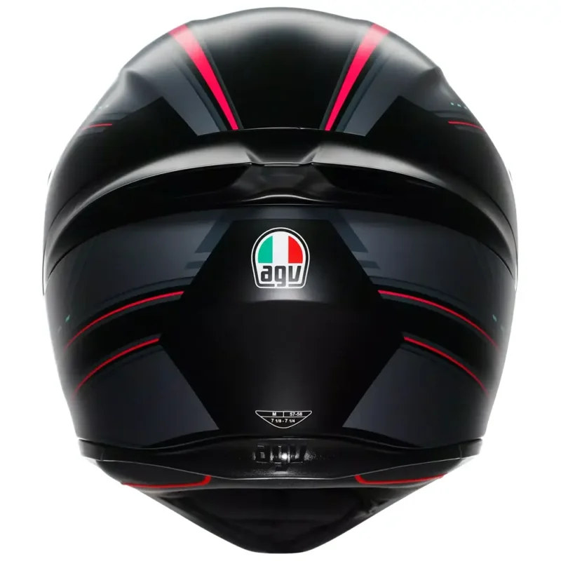 K1 S SLING Mate Negro/Rosa Casco AGV